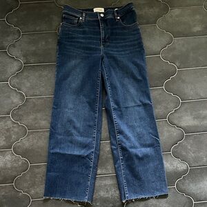 Frame NWT The Mellow Dark Blue Straight Leg Jeans